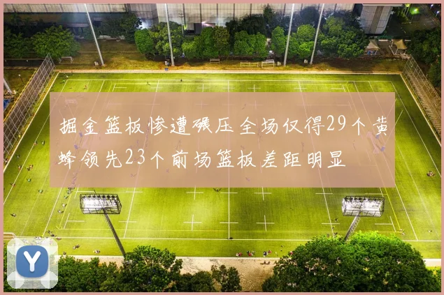 掘金篮板惨遭碾压全场仅得29个黄蜂领先23个前场篮板差距明显